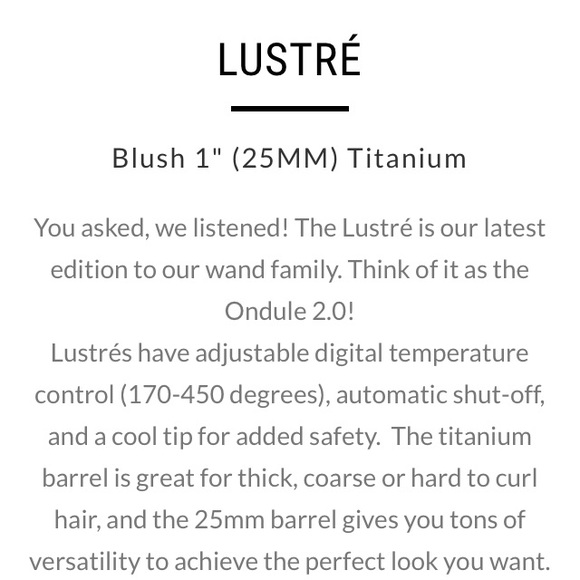 Lange 25 mm curling wand - Picture 2 of 7